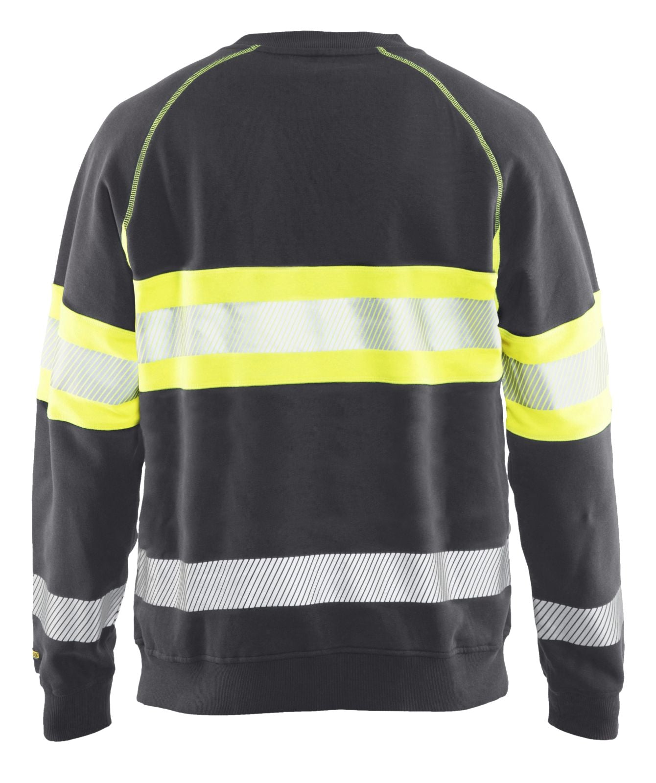 Blaklader Sweaters 33591158 middelgrijs-fluo geel(9633)