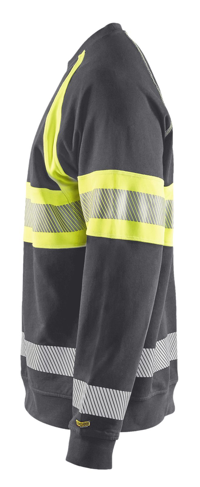 Blaklader Sweaters 33591158 middelgrijs-fluo geel(9633)