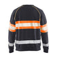 Blaklader sweatershirts 33591158 middelgrijs-fluo-oranje(9653)