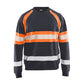 Blaklader sweatershirts 33591158 middelgrijs-fluo-oranje(9653)