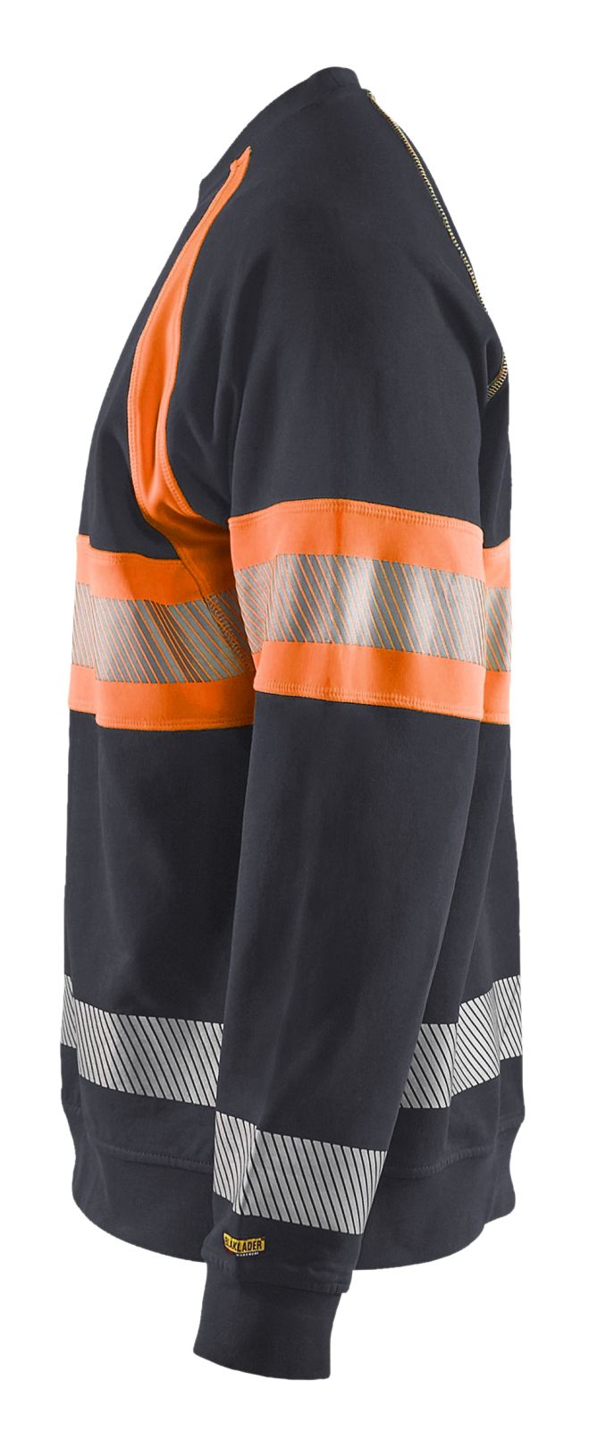 Blaklader sweatershirts 33591158 middelgrijs-fluo-oranje(9653)
