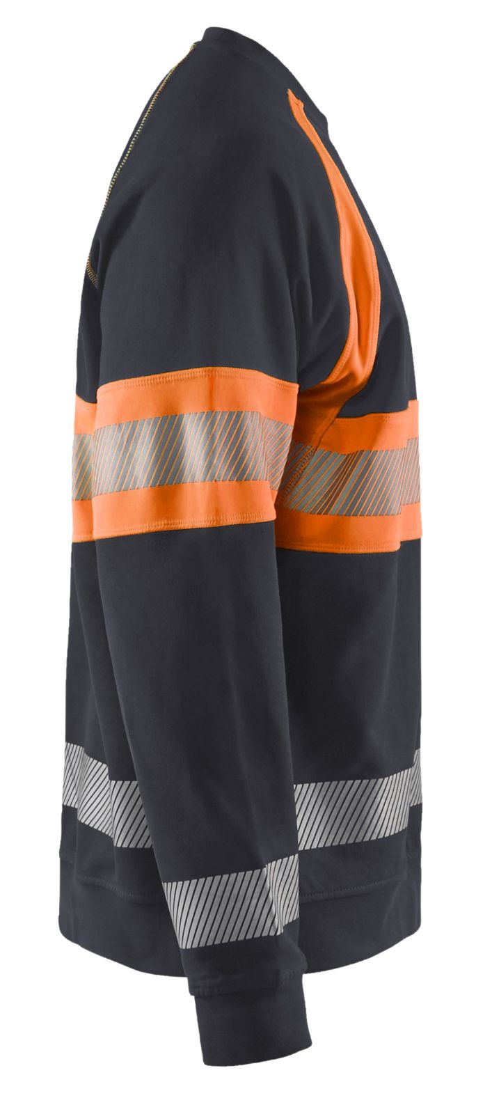 Blaklader Sweaters 33591158 middelgrijs-fluo-oranje(9653)