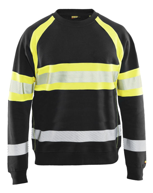 Blaklader Sweaters 33591158 HiVis zwart-geel(9933)