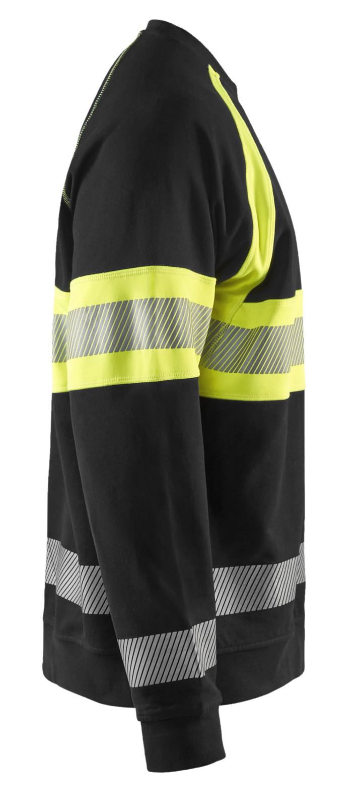 Blaklader Sweaters 33591158 HiVis zwart-geel(9933)
