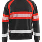 Blaklader Sweaters 33591158 HiVis zwart-fluo rood(9955)