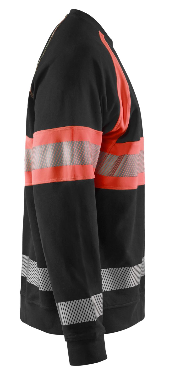 Blaklader Sweaters 33591158 HiVis zwart-fluo rood(9955)