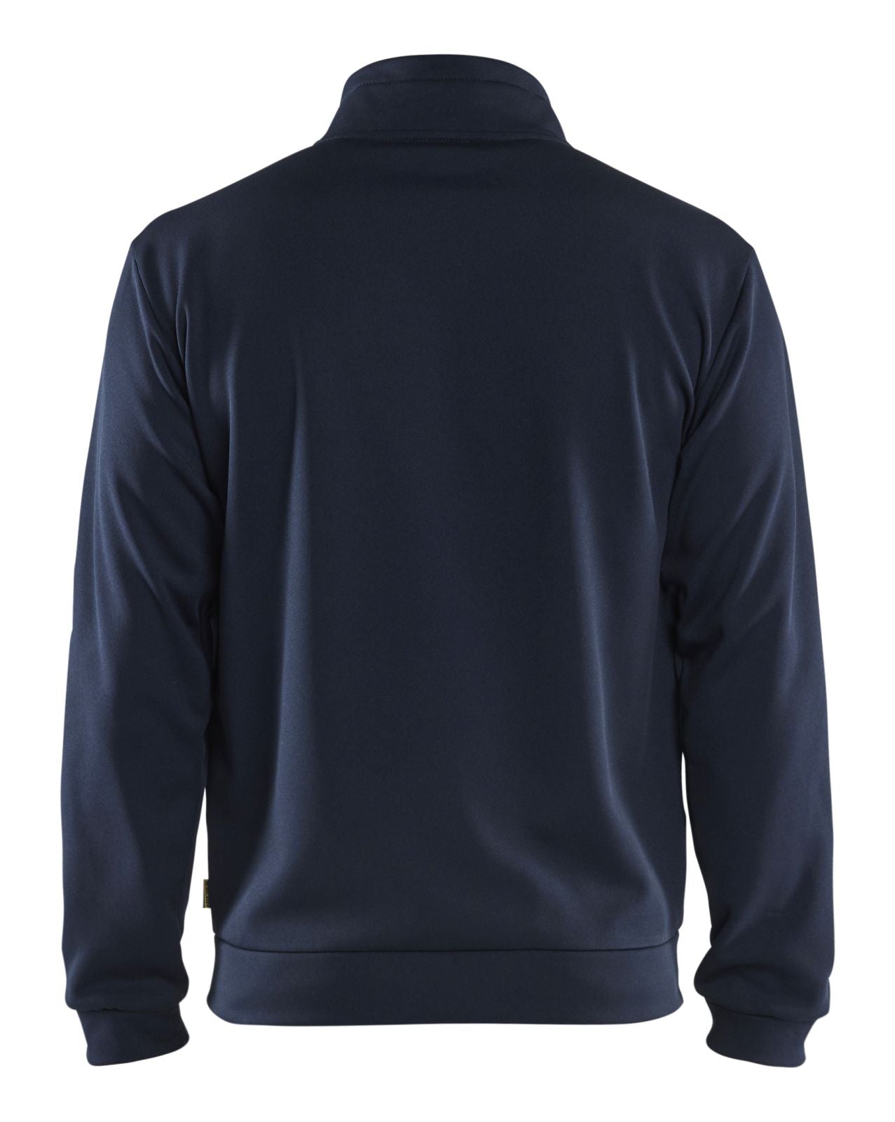 Blaklader Service Sweaters 33622526 rits donker marineblauw-fluo geel(8633)
