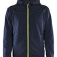 Blaklader Profiel Hoodie 33632526 rits donker marineblauw-fluo geel(8633)
