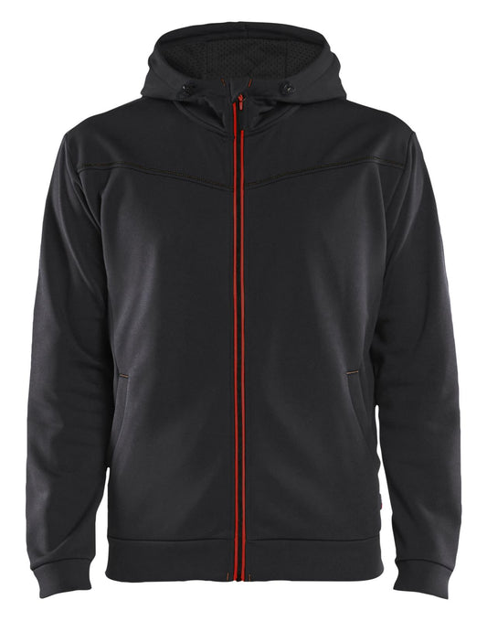 Blaklader Vesten 33632526 zwart-rood(9956)