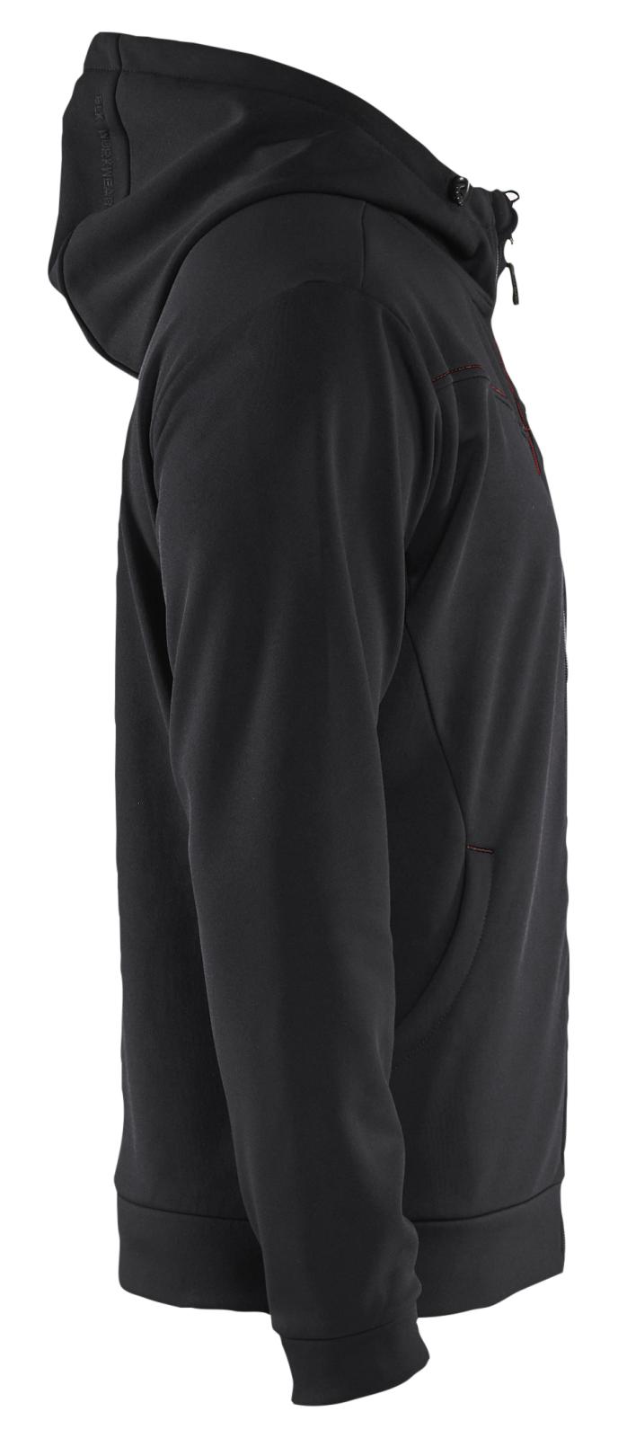Blaklader Vesten 33632526 zwart-rood(9956)