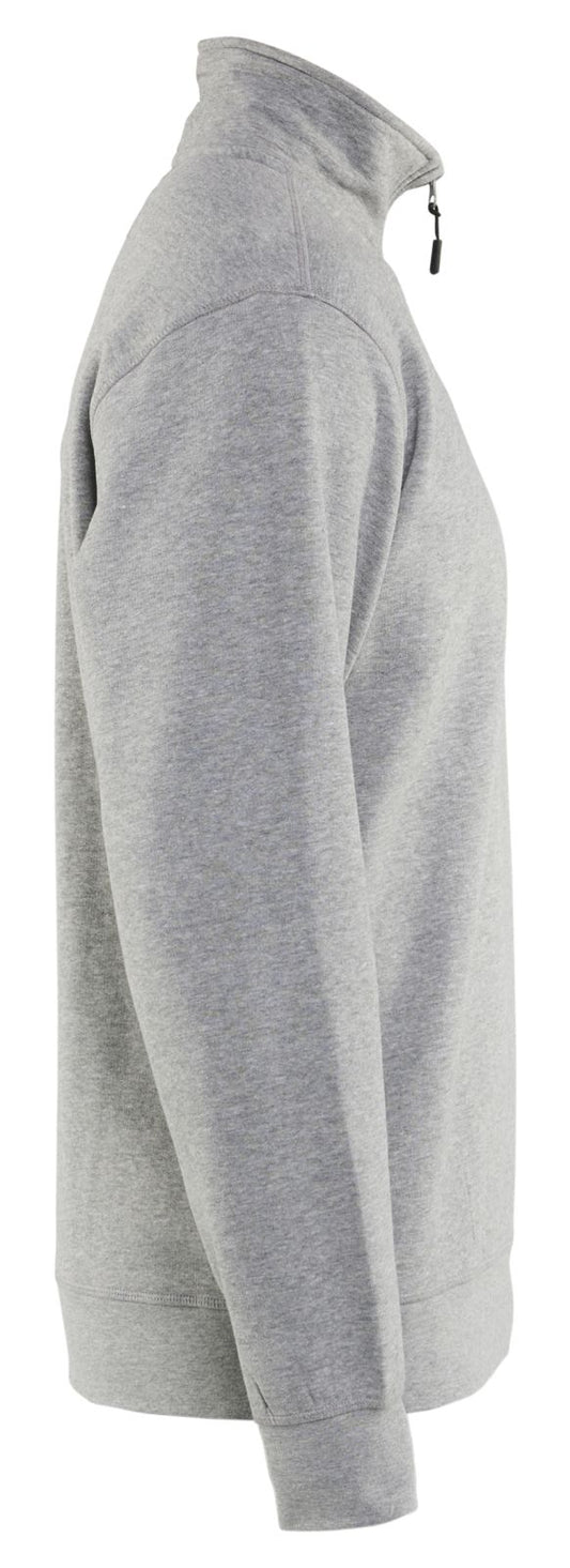 Blaklader Profiel Sweatshirt 33651157 Jersey (1/2 Rits) grijs melee(9000)