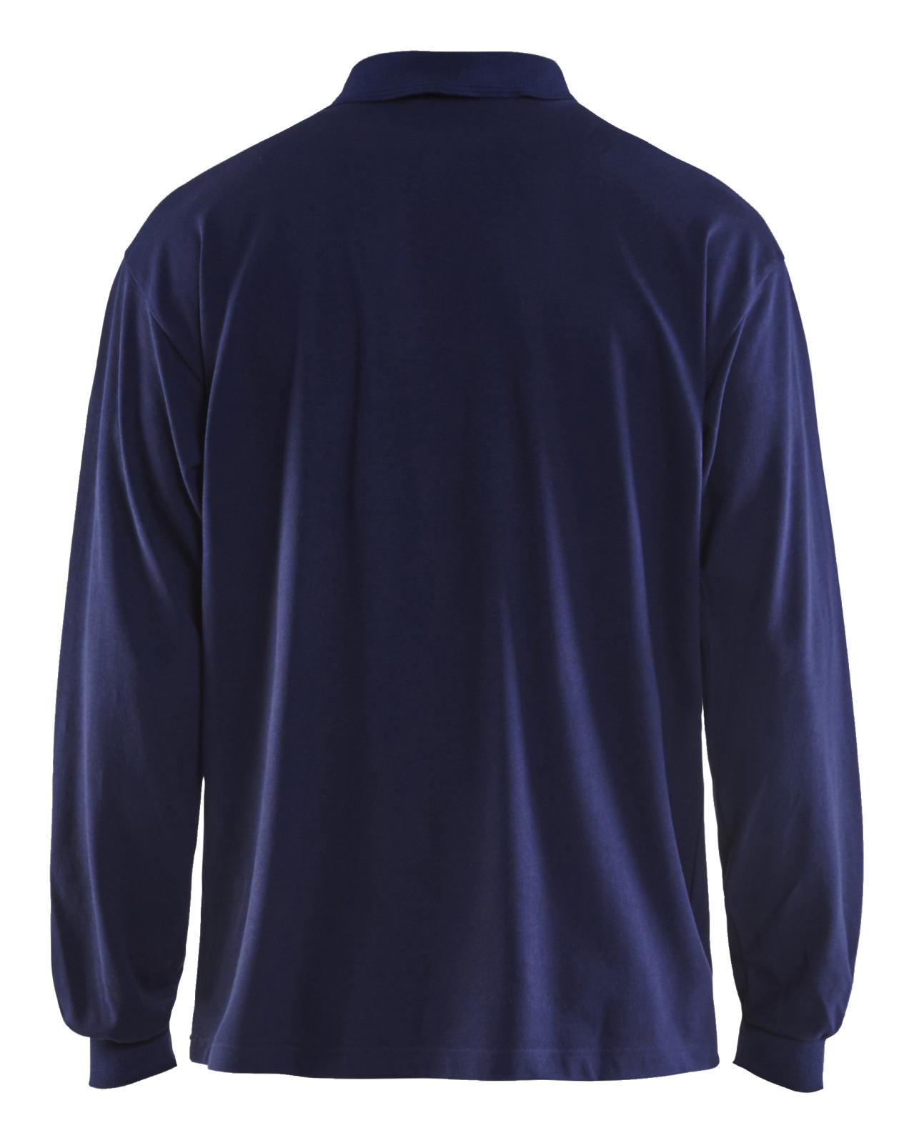 Blaklader Vlamvertragend Poloshirt 33741741 Piqué lange mouwen antistatisch vlamwerend marineblauw(8900)