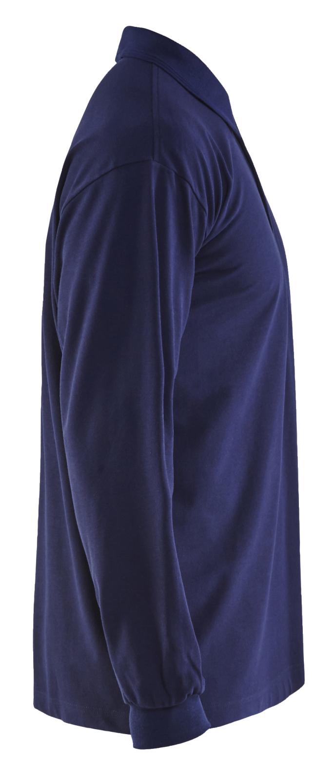 Blaklader Vlamvertragend Poloshirt 33741741 Piqué lange mouwen antistatisch vlamwerend marineblauw(8900)