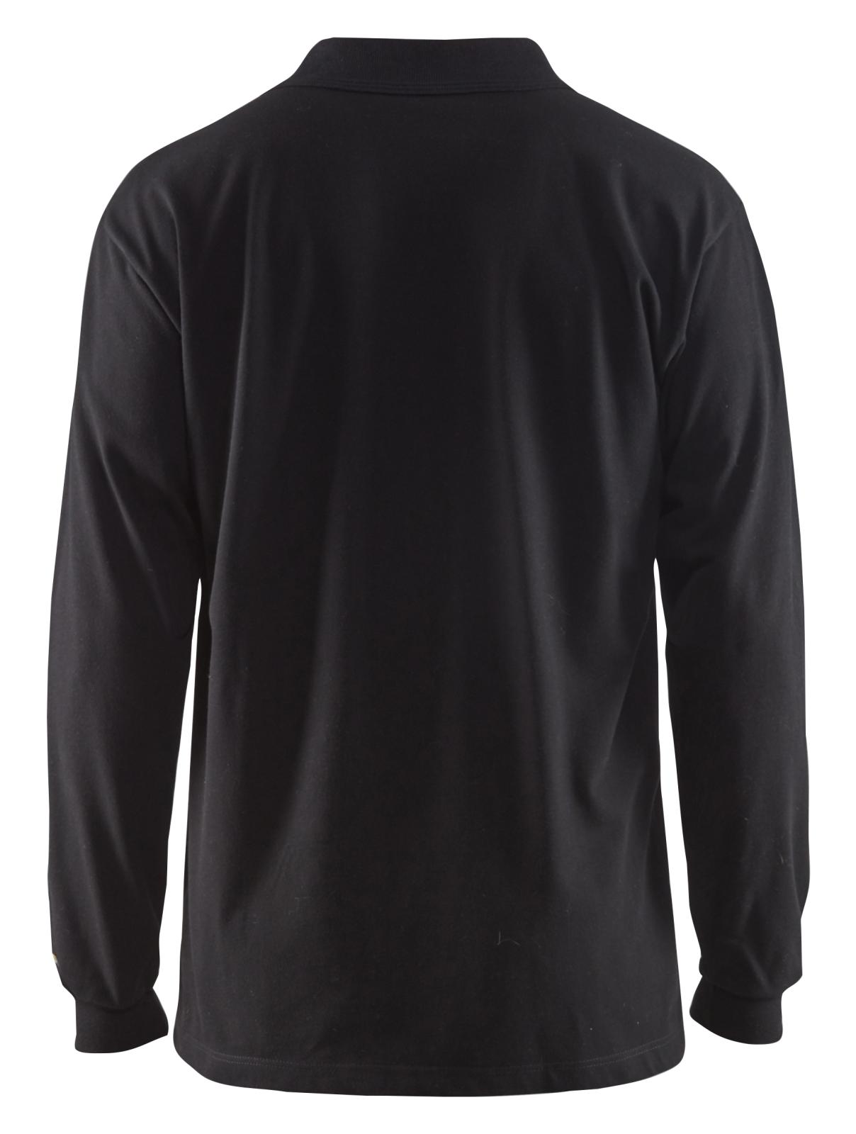 Blaklader Vlamvertragend Poloshirt 33741741 Piqué lange mouwen antistatisch vlamwerend zwart(9900)