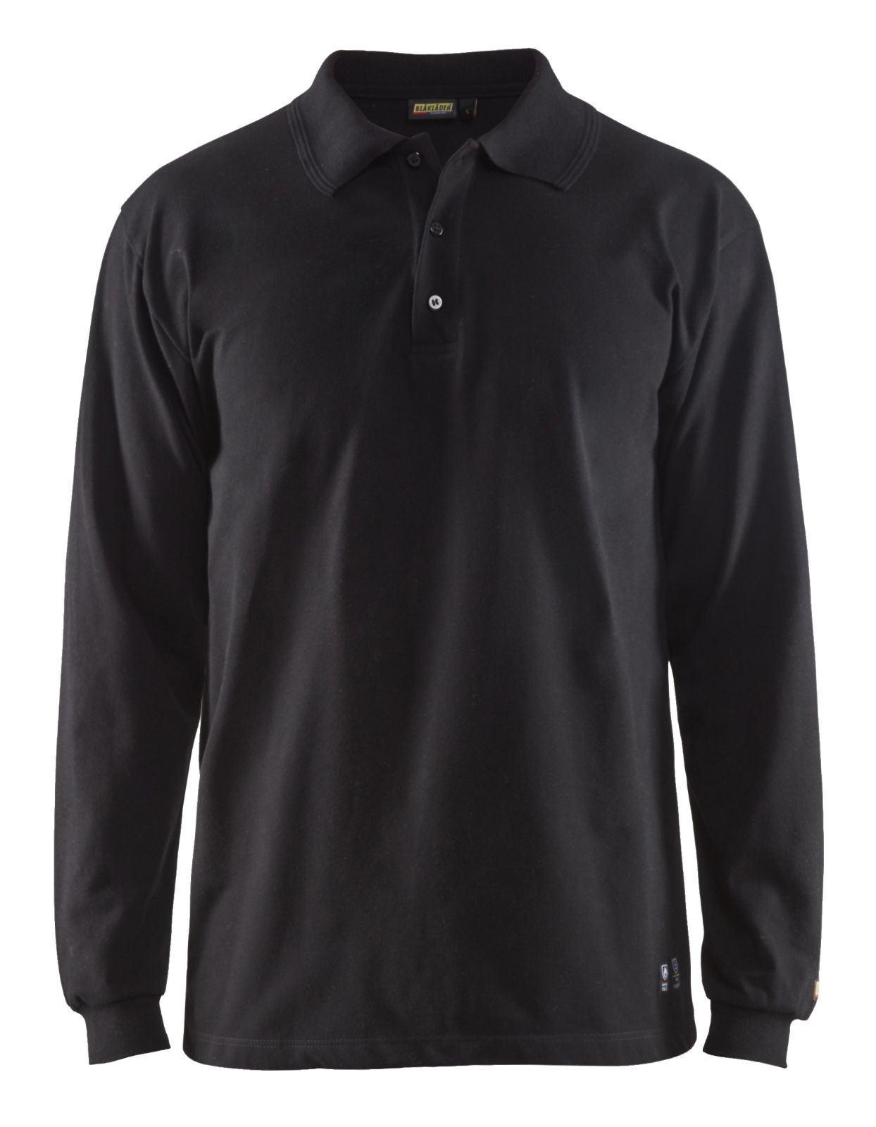 Blaklader Vlamvertragend Poloshirt 33741741 Piqué lange mouwen antistatisch vlamwerend zwart(9900)