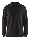 Blaklader Vlamvertragend Poloshirt 33741741 Piqué lange mouwen antistatisch vlamwerend zwart(9900)