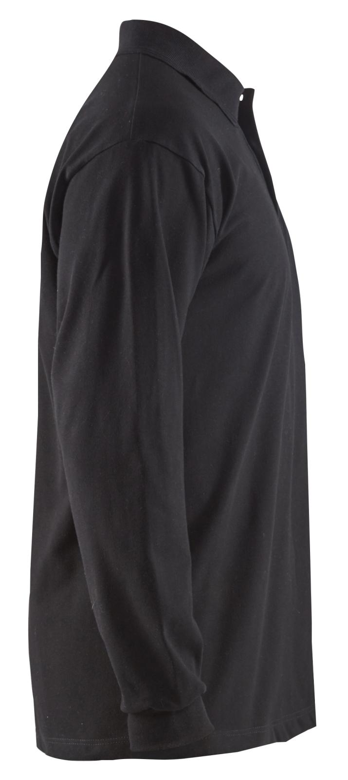 Blaklader Vlamvertragend Poloshirt 33741741 Piqué lange mouwen antistatisch vlamwerend zwart(9900)