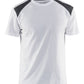 Blaklader t-shirts 33791042 wit-donkergrijs(1098)