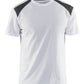Blaklader t-shirts 33791042 wit-donkergrijs(1098)