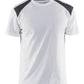 Blaklader t-shirts 33791042 wit-donkergrijs(1098)