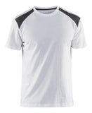 Blaklader t-shirts 33791042 wit-donkergrijs(1098)