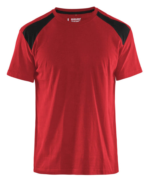 Blaklader T-shirts 33791042 rood-zwart(5699)