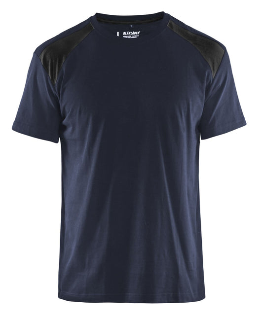 Blaklader T-shirts 33791042 donker marineblauw-zwart(8699)