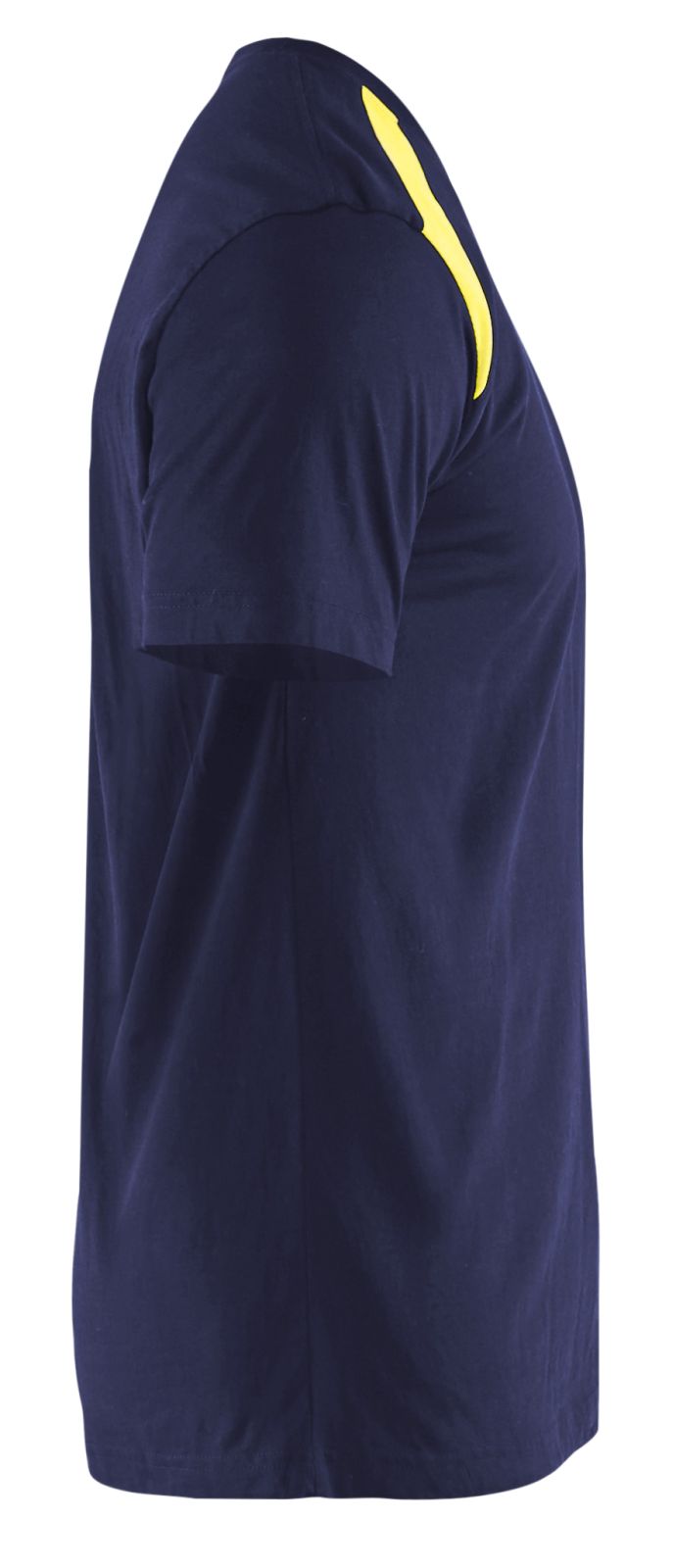 Blaklader T-shirts 33791042 marineblauw-geel(8833)