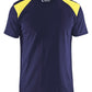 Blaklader T-shirts 33791042 marineblauw-geel(8833)