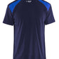 Blaklader T-shirts 33791042 marineblauw-korenblauw(8885)