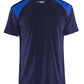 Blaklader T-shirts 33791042 marineblauw-korenblauw(8885)