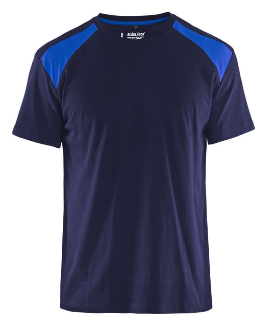Blaklader T-shirts 33791042 marineblauw-korenblauw(8885)