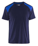 Blaklader T-shirts 33791042 marineblauw-korenblauw(8885)
