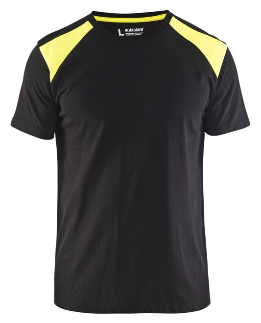 Blaklader T-shirts 33791042 zwart-geel(9933)