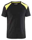 Blaklader T-shirts 33791042 zwart-geel(9933)