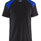 Blaklader T-shirts 33791042 zwart-korenblauw(9985)