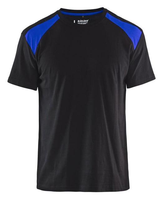 Blaklader T-shirts 33791042 zwart-korenblauw(9985)
