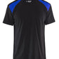 Blaklader T-shirts 33791042 zwart-korenblauw(9985)