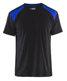 Blaklader T-shirts 33791042 zwart-korenblauw(9985)