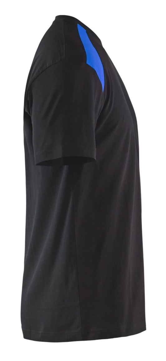 Blaklader T-shirts 33791042 zwart-korenblauw(9985)