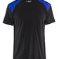 Blaklader T-shirts 33791042 zwart-korenblauw(9985)