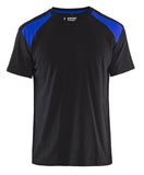 Blaklader T-shirts 33791042 zwart-korenblauw(9985)