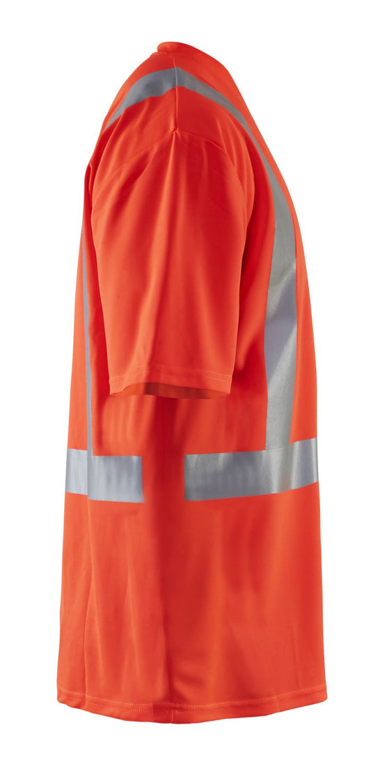 Blaklader T-shirts 33821011 HiVis UPF40+ UV fluo-rood(5500)