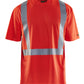 Blaklader T-shirts 33821011 HiVis UPF40+ UV fluo-rood(5500)