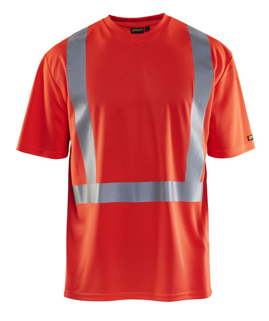 Blaklader T-shirts 33821011 HiVis UPF40+ UV fluo-rood(5500)