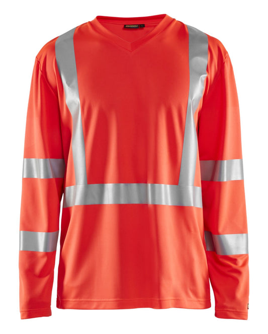 Blaklader T-shirts 33831011 HiVis UPF40+ UV fluo-rood(5500)