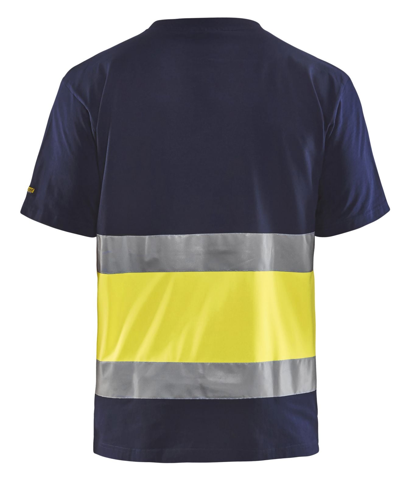 Blaklader T-shirts 33871030 HiVis marineblauw-geel(8833)