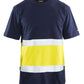 Blaklader T-shirts 33871030 HiVis marineblauw-geel(8833)