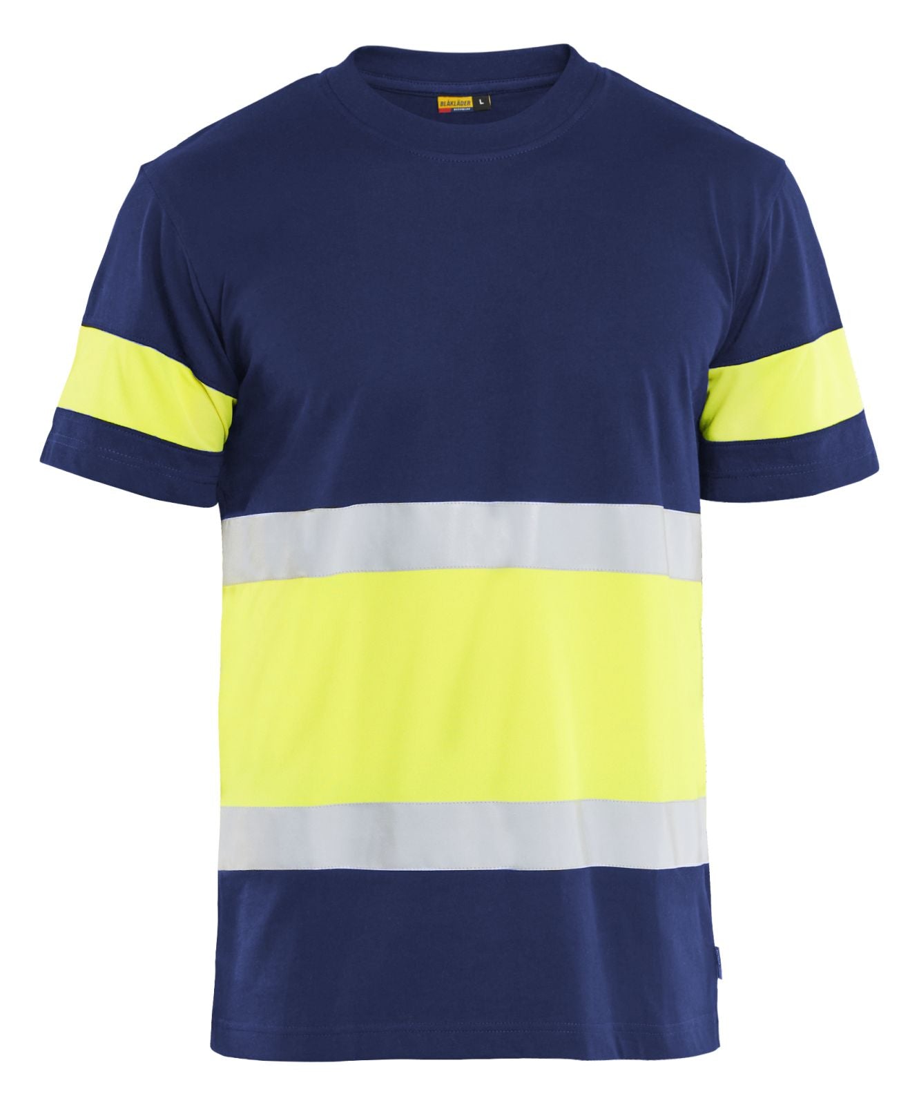 Blaklader T-shirts 33871030 HiVis marineblauw-geel(8833)