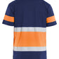 Blaklader T-shirts 33871030 HiVis marineblauw-oranje(8853)